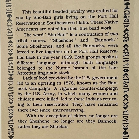 Native American Sho-Ban Handcrafted Beaded Earrings Jewelry - Picture 3 of 3